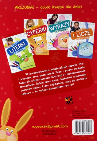 Akademia przedszkolaka - Poznaję cyferki z zajączkiem [KSIĄŻKA]