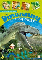 Minialbum z naklejkami. Dinozaury i ich świat. [KSIĄŻKA]
