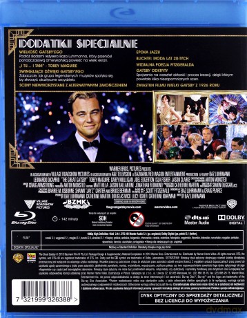 Wielki Gatsby (2013) [Blu-Ray]