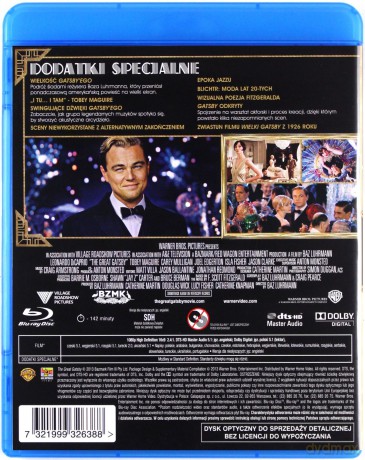 Wielki Gatsby (2013) [Blu-Ray]