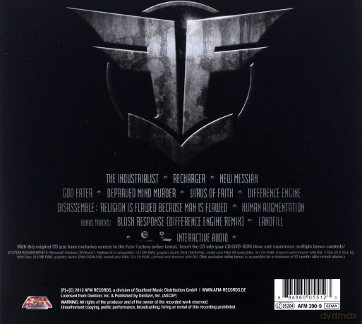 Fear Factory: The Industrialist (digipack) [CD]