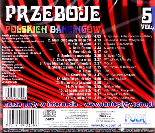 Przeboje polskich dancingów vol. 4-6 [3CD]