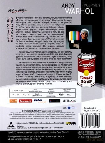 Andy Warhol (Mistrzowie Sztuki Nowoczesnej cz.1) (digibook) [DVD]