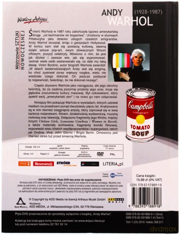 Andy Warhol (Mistrzowie Sztuki Nowoczesnej cz.1) (digibook) [DVD]