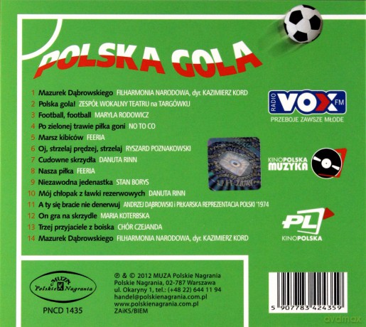 Polska gola. Złote lata polskiej piłki w piosence (digipack) [CD]