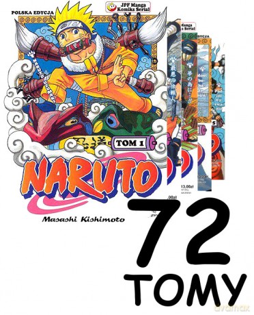 Naruto (Tom 1-72) Pakiet - Masashi Kishimoto [72xKOMIKS]