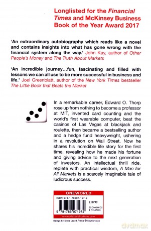 A Man for All Markets: Beating the Odds, from Las Vegas to Wall Street - Edward O. Thorp [KSIĄŻKA]