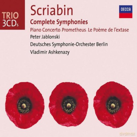Ashkenazy Dso Berlin: Scriabin Symphonies [3CD]