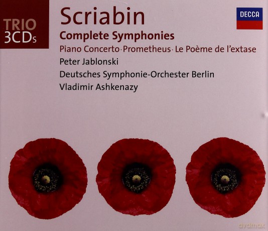 Ashkenazy Dso Berlin: Scriabin Symphonies [3CD]