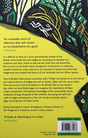 A Natural History of the Hedgerow: and ditches, dykes and dry stone walls - John Wright [KSIĄŻKA]
