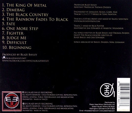 Blaze Bayley: The King Of Metal [CD]