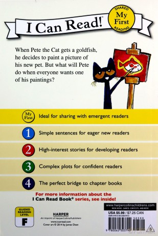 A Pet for Pete (Pete the Cat My First I Can Read) - James Dean [KSIĄŻKA]