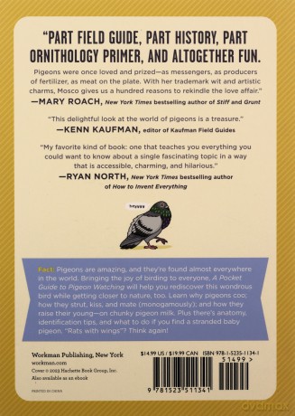 A Pocket Guide to Pigeon Watching: Getting to Know the World's Most Misunderstood Bird - Mosco [KSIĄŻKA]