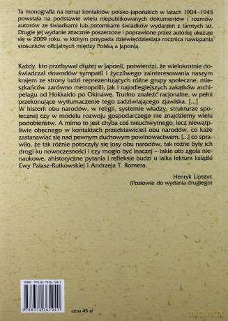 Historia stosunków polsko-japońskich... - Ewa Pałasz-Rutkowska, Andrzej T.Romer [KSIĄŻKA]
