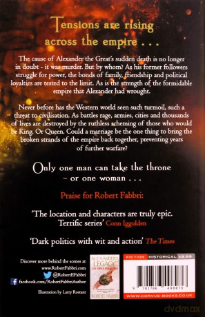 An Empty Throne: 'Hugely enjoyable' Conn Iggulden (Alexander's Legacy) - Robert Fabbri [KSIĄŻKA]