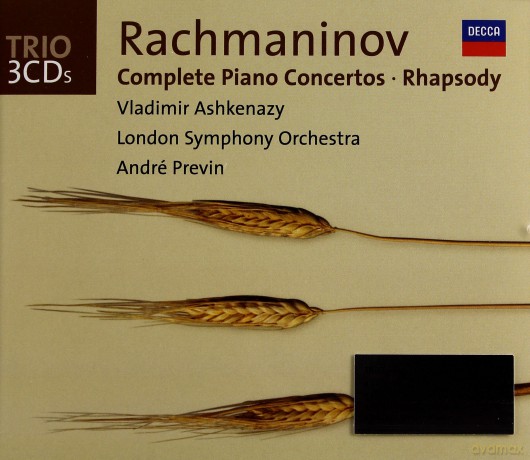 Ashkenazy,Previn,London S.Orch.: Rachmaninov Piano Ctos [3CD]