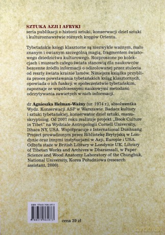 Sztuka tybetańskich ksiąg klasztornych - Agnieszka Helman-Ważny [KSIĄŻKA]