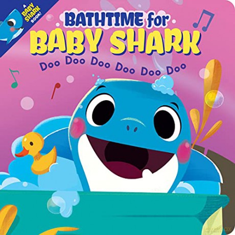 Bathtime for Baby Shark: a water-proof bath book (Together Time) - John John Bajet [KSIĄŻKA]