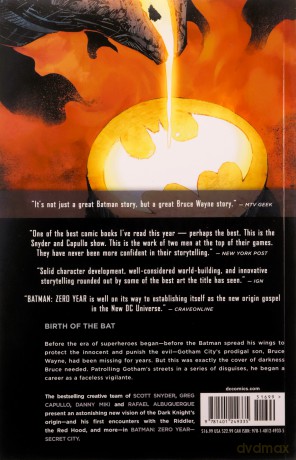 Batman Volume 4: Zero Year - Secret City TP (The New 52) (Batman: The New 52!) - Scott Snyder [KOMIKS]