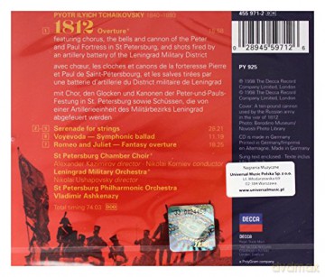 Ashkenazy/St.Petersburg Phil.Orch: Tchaikovsky 1812 Overture [CD]