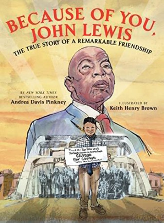Because of You, John Lewis: The True Story of a Remarkable Friendship - Andrea Davis Pinkney [KSIĄŻKA]