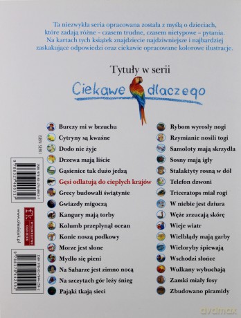 Ciekawe dlaczego gęsi odlatują do ciepłych krajów - Andrew Charman [KSIĄŻKA]