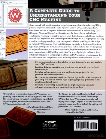 Beginner's Guide to CNC Machining for Wood and Metal: Understanding the Machines, Tools and Software, Plus Projects to Make (Fox Chapel Publishing) Accessible Resource to Learning the Fundamentals - Ralph Bagnall [KSIĄŻKA]