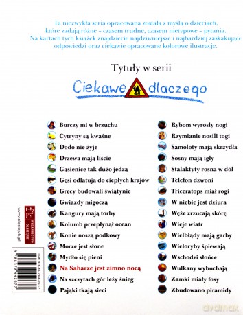 Ciekawe dlaczego na Saharze jest zimno nocą - Jackie Gaff [KSIĄŻKA]