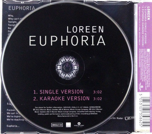 Loreen: Euphoria (2Track) [CD]