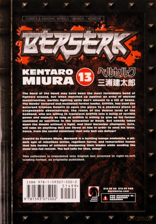 Berserk Volume 13 - Kentaro Miura [KSIĄŻKA]