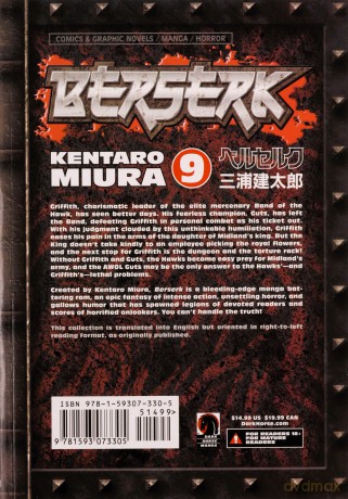 Berserk Volume 9: 09 - Kentaro Miura [KSIĄŻKA]