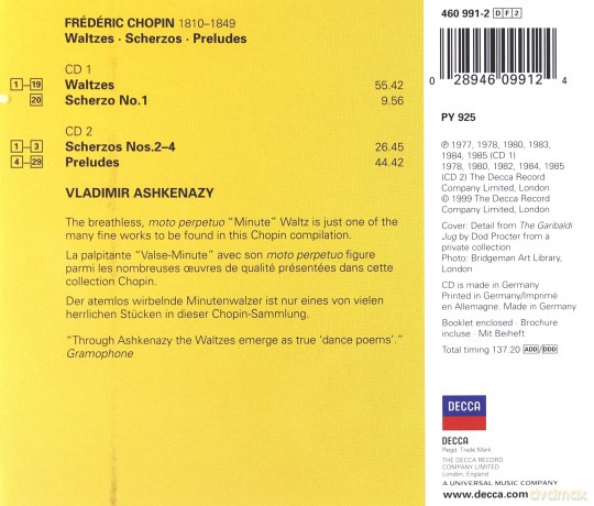 Ashkenazy: Chopin [2CD]