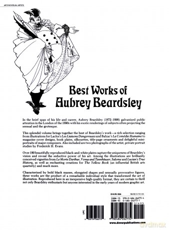 Best Work of Aubrey Beardsley (Dover Fine Art, History of Art) - Aubrey Beardsley [KSIĄŻKA]