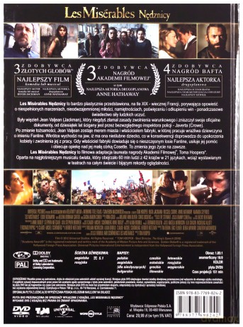 Les Miserables: Nędznicy (2012) (booklet) [DVD]