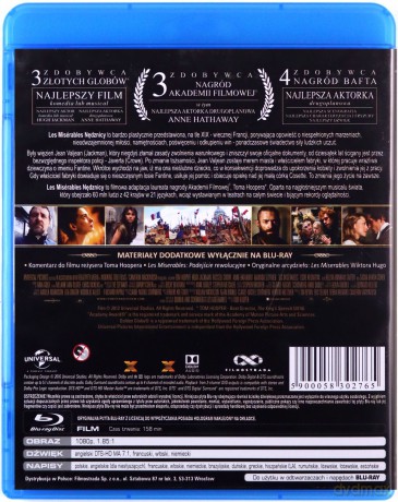 Les Miserables: Nędznicy (2012) [Blu-Ray]