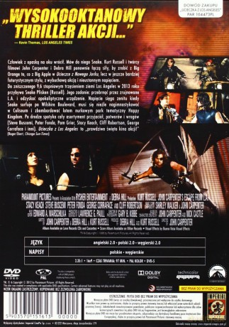 Ucieczka z Los Angeles (polski lektor) [DVD]