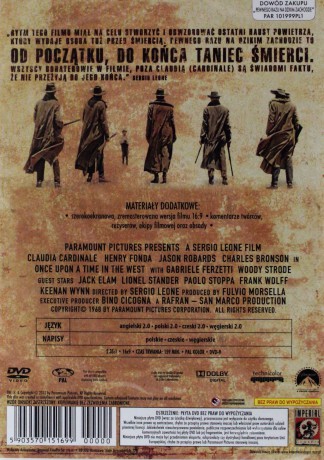 Pewnego razu na Dzikim Zachodzie (polski lektor) [DVD]