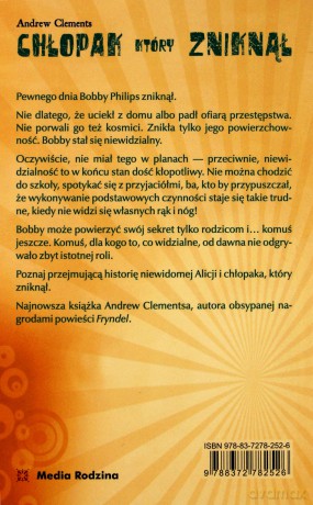 Chłopak, który zniknął - Andrew Clements [KSIĄŻKA]