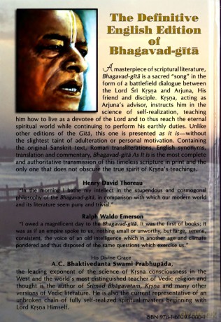 Bhagavad Gita as It Is - A.C. Bhaktivedanta Swami Prabhupada [KSIĄŻKA]