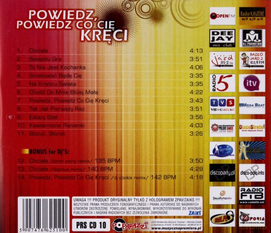 Extazy: Powiedz, powiedz co cię kręci [CD]