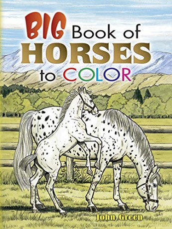 Big Book of Horses to Color (Dover Nature Coloring Book) - John Green [KSIĄŻKA]