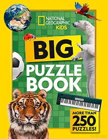 Big Puzzle Book: More than 250 brain-tickling quizzes, sudokus, crosswords and wordsearches (National Geographic Kids) - National Geographic Kids [KSIĄŻKA]
