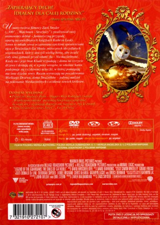 Legendy sowiego królestwa: Strażnicy Ga'Hoole (Magia Kina) [DVD]