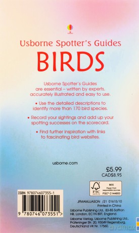Birds (Usborne Spotter's Guide) (Spotter's Guides) - Peter Holden [KSIĄŻKA]