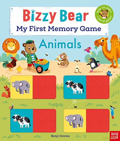 Bizzy Bear: My First Memory Game Book: Animals - Benji Davies [KSIĄŻKA]