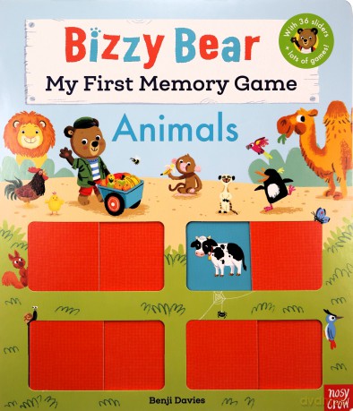 Bizzy Bear: My First Memory Game Book: Animals - Benji Davies [KSIĄŻKA]