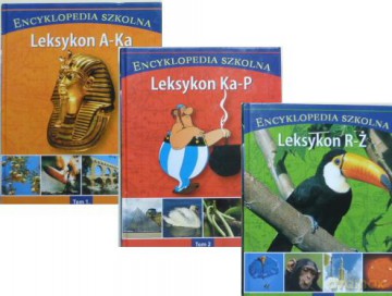 Encyklopedia Szkolna: Leksykon A-Ż Tom 1-3 [3xKSIĄŻKA]