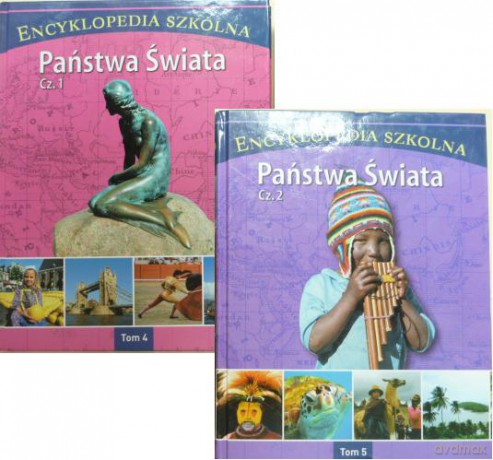 Encyklopedia szkolna: Państwa Świata 1-2 Tom 4-5 Pakiet [2xKSIĄŻKA]