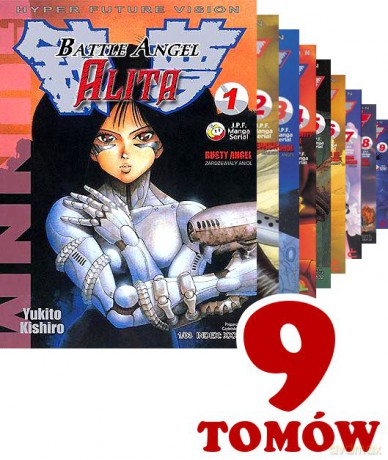 Battle Angel Alita tom 1-9 [9xKSIĄŻKA]