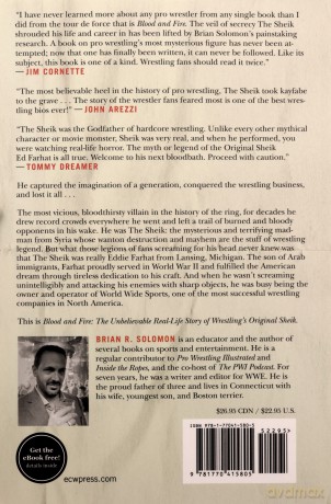 Blood and Fire: The Unbelievable Real-Life Story of Wrestling's Original Sheik - Solomon [KSIĄŻKA]